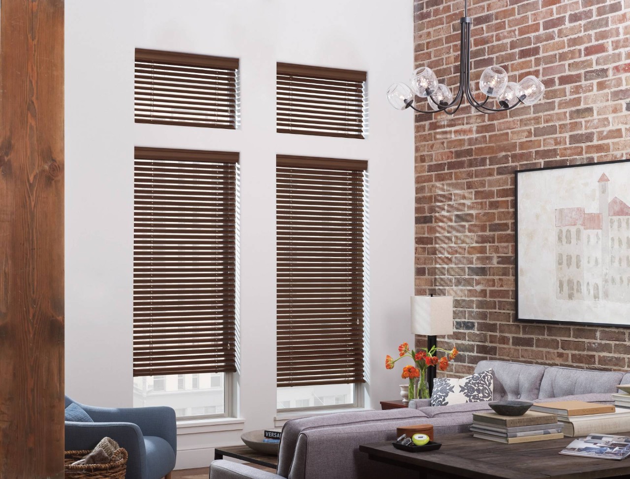 Hunter Douglas Modern Precious Metals® Mini Blinds with PowerView® Automation near Bulverde, Texas (TX)